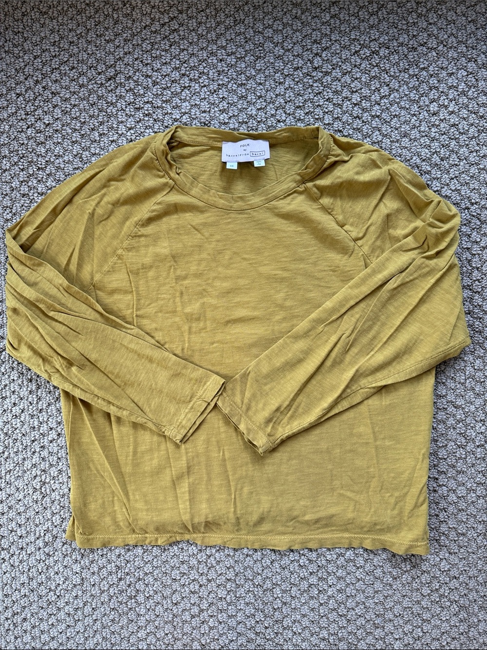 FOLK by hansel from basel Mustard Yellow top